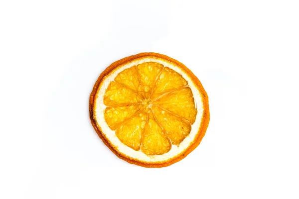Knippen Van Oranje Geïsoleerd Witte Achtergrond — Stockfoto