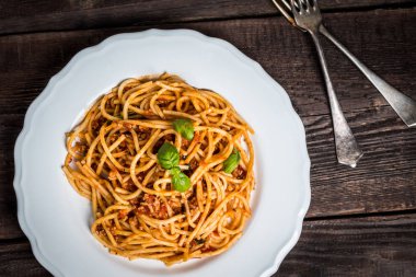 Makarna spagetti Bolognese