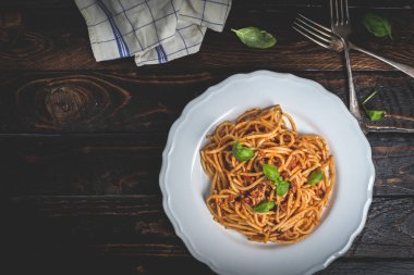 Makarna spagetti Bolognese