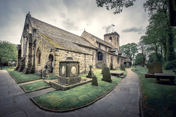 Whalley Αβαείο Στο Lancashire Στην Αγγλία — Φωτογραφία Αρχείου