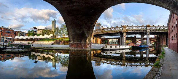 Famous Castlefield Landmarks Manchester — Stock Photo, Image