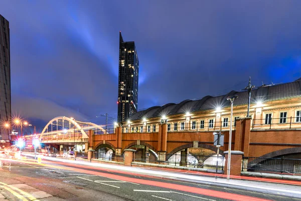 Torre Beetham Era Edifício Mais Alto Manchester — Fotografia de Stock