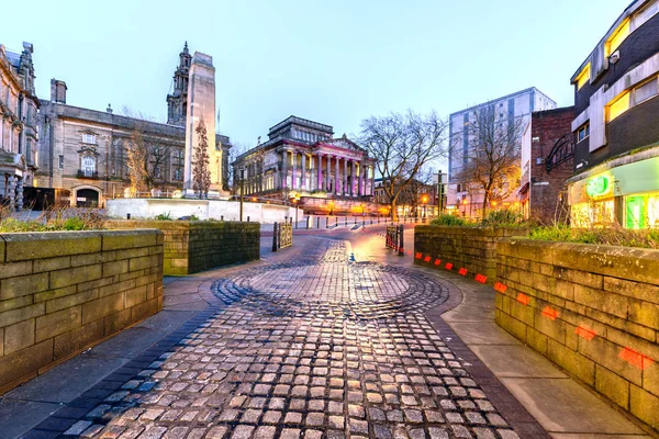 Una Pasarela Museo Harris Sessions House Preston Inglaterra —  Fotos de Stock