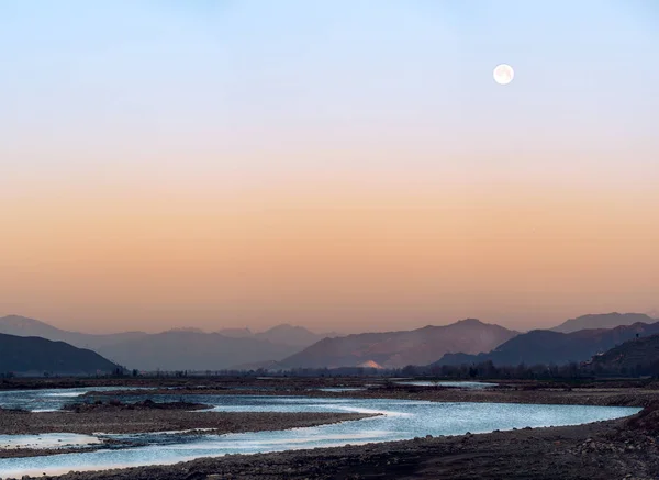 Fiume Swat Fiume Dall Acqua Limpida Che Parte Dalla Rabbia — Foto Stock