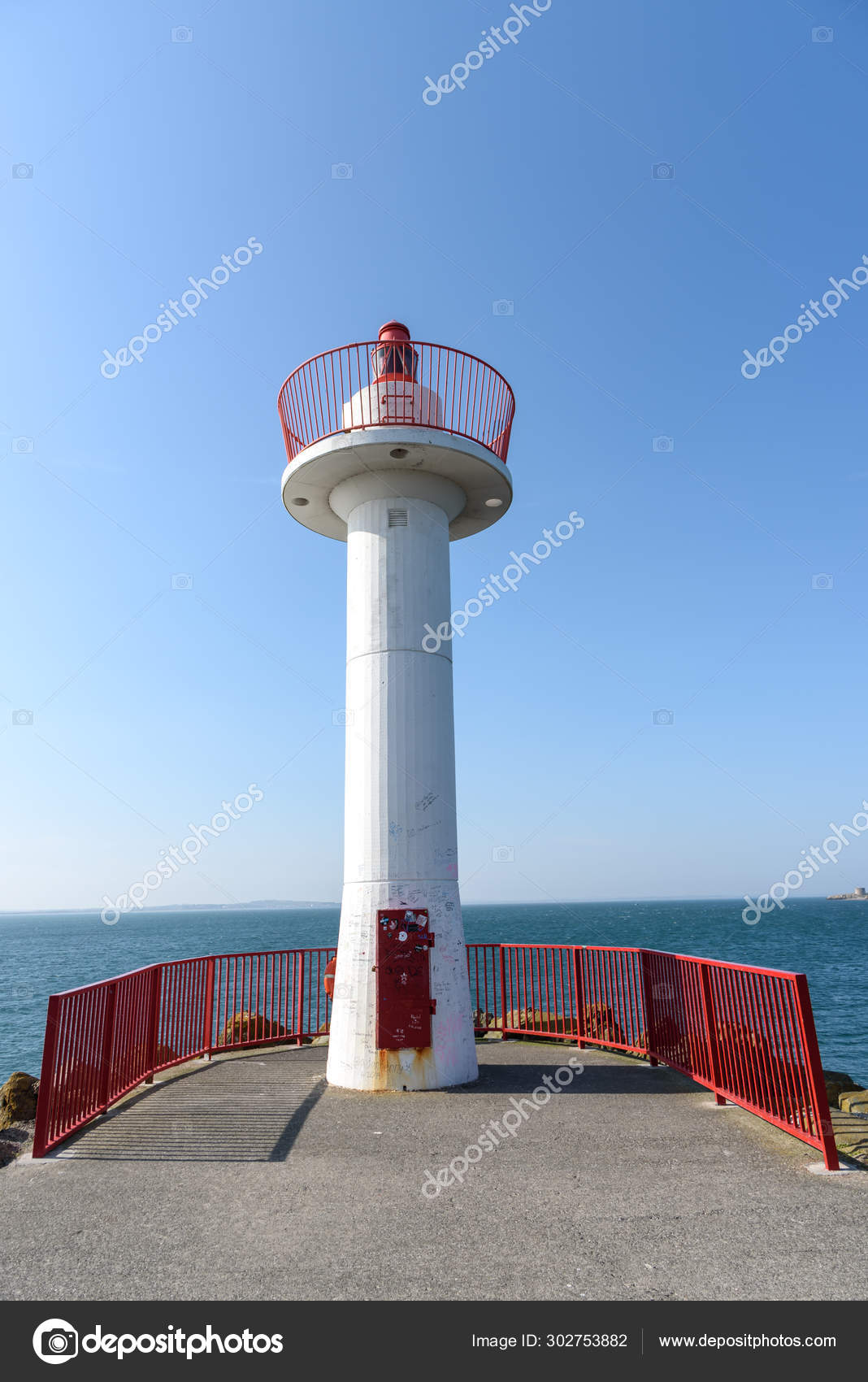 Lighthouse Malahide Dublin Stock Photo C Sakhanphotography