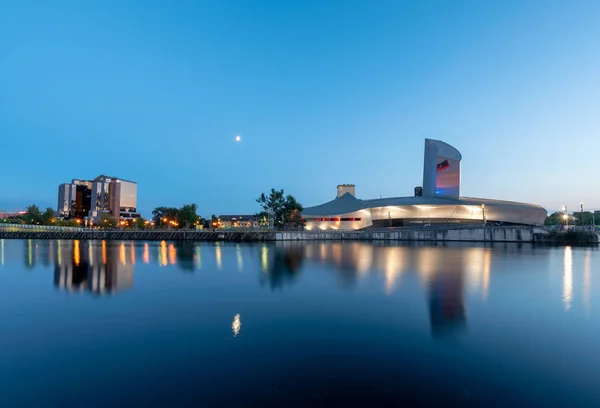 Imperial War Musuem North Located Salford Quays Irwell River Manchester — Stock Photo, Image