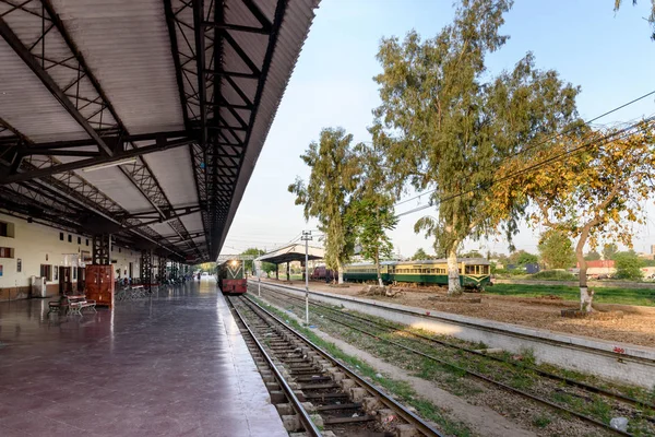 Local Train Station Pakistan — Stock Photo, Image