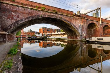 Castlefield kase bir açık hava etkinlikleri pavilion Castlefield Manchester Kuzey Batı İngiltere'de şehir içi koruma alanında olduğunu.