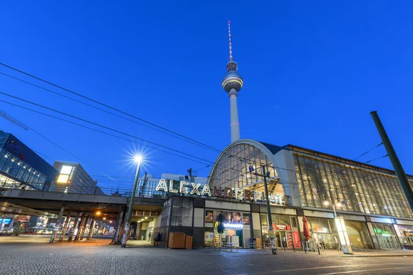 März 2017 Berlin Deutschland Fernsehturm Alexanderplatz Berlin — Stockfoto