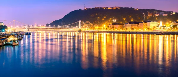 Most Elżbiety Budapeszcie Węgry — Zdjęcie stockowe