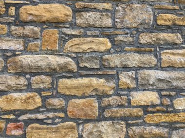 Eski kahverengi, gri duvarlı arka plan yakın plan. Uzayı kopyala Doğal.