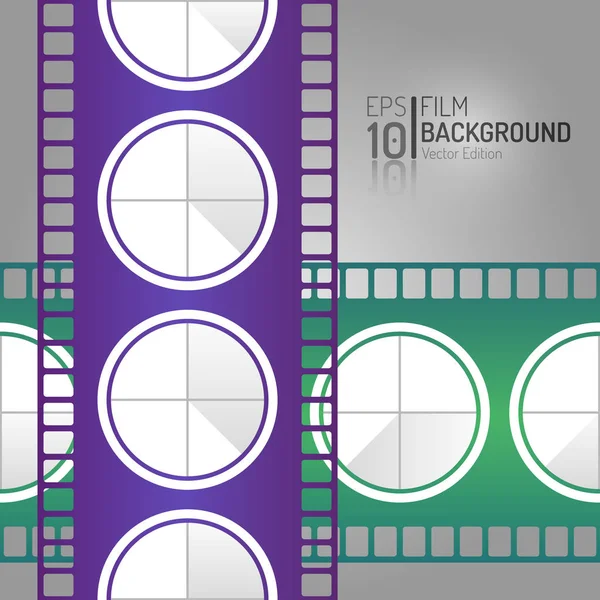 Abstract Cinema Sfondo Design Elementi Vettoriali Illustrazione Minima Del Film Vettoriali Stock Royalty Free