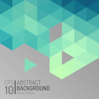 Soyut Çokgen duvar kağıdı şablonu. Vektör üçgen Modern altıgen geometrik arka plan. Eps10