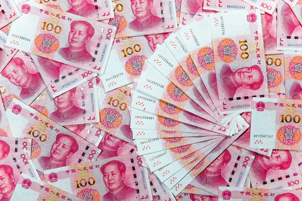 Yuan Rmb Valuta Cinese — Foto Stock