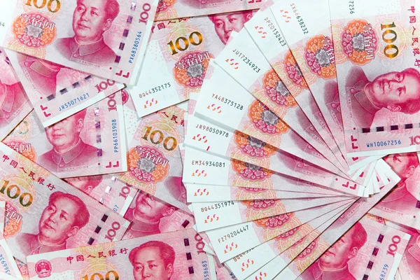 Yuan Eller Rmb Kinesiska Valutan — Stockfoto