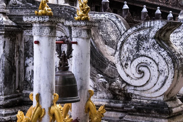 Klasztor Shwenandaw Kyaung Lub Golden Palace Klasztoru Mandalaj Myanmar — Zdjęcie stockowe