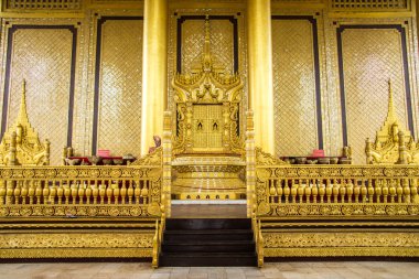 Kambawzathardi Golden Palace (Bayinnaung Palace) Bago, Myanmar