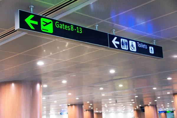 Sign Direction Airport — Stock Photo, Image