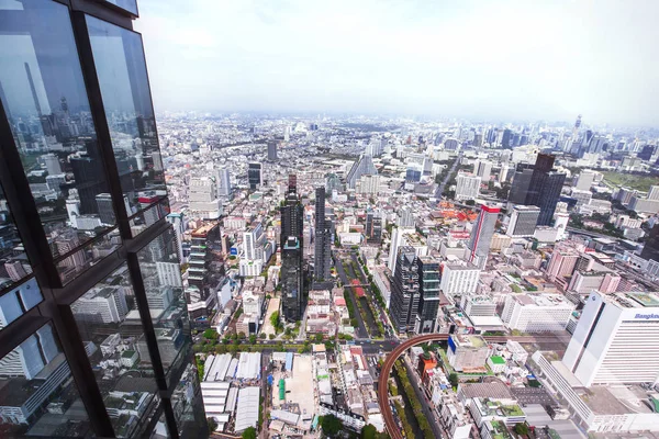 Bangkok Thailand Dec 2018 Vista Cidade Bangkok Partir Arranha Céu — Fotografia de Stock