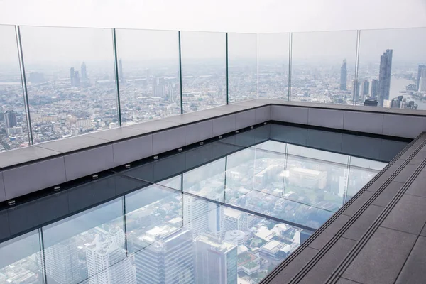 Bangkok Thailand Dec 2018 King Power Mahanakhon Building Roof Top — Stock Photo, Image