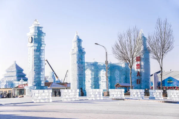 Harbin China Ene 2019 Harbin International Ice Snow Sculpture Festival — Foto de Stock