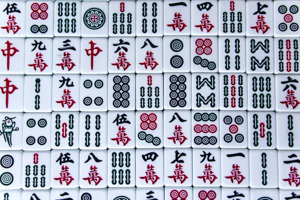 麻雀は古代アジアのボードゲーム — ストック写真