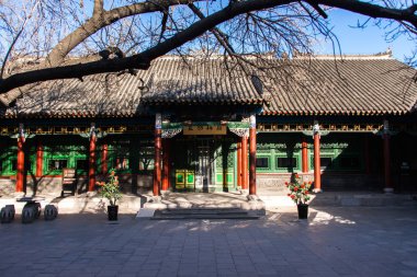Shen Yang, Çin - 29 Aralık 2018: Zhang Xueliang'ın ofisinde Şerif Zhang'ın Mansion(Zhangshishuaifu). Shenyang, Liaoning, Çin için ünlü tarihi bir site