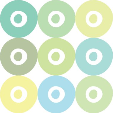 Beyaz arka plan üzerinde siyah beyaz ile Seamless modeli yuvarlar