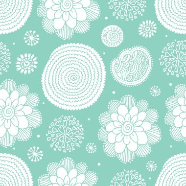 Çiçek arkaplan vektörü illüstrasyonu 