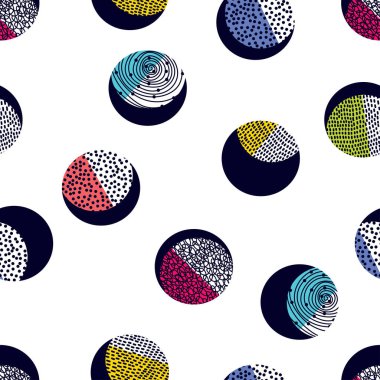 arka plan daire vektör çizim ile 