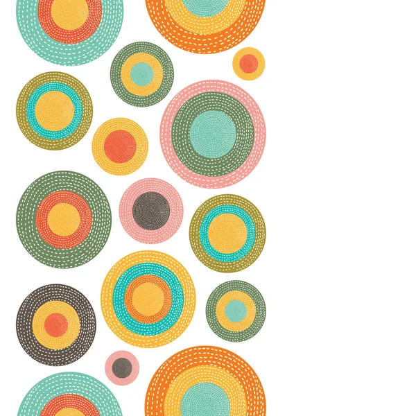 Fond Avec Illustration Vectorielle Cercles — Image vectorielle