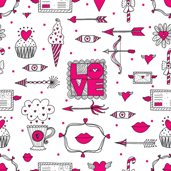 Des Hipsters Mignon Motif Sans Couture — Image vectorielle