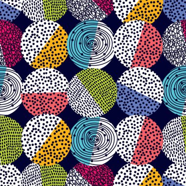 soyut halkalar vektör çizim 