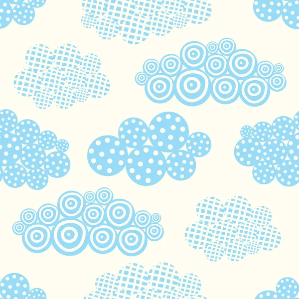 Nuages Bleus Illustration Vectorielle — Image vectorielle