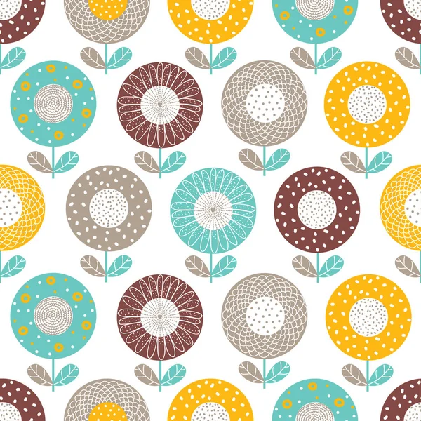 Ornate Seamless Pattern Leaves Seamless Pattern Can Used Wallpaper Pattern — Stock Vector
