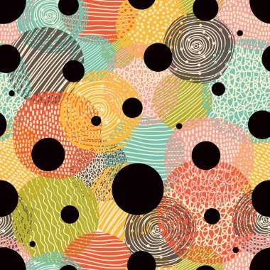 parlak polka dot ile Seamless modeli. duvar kağıdı, desen dolgularını, web sayfası arka planı, yüzey dokuları için seamless modeli-ebilmek var olmak kullanılmış.