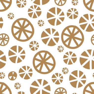 Dekoratif kar taneleri. Vektörsüz desen.