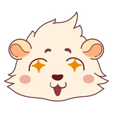 Gözde - teşvik ifadeler, Star-Struck emoji yıldız ile komik cavy