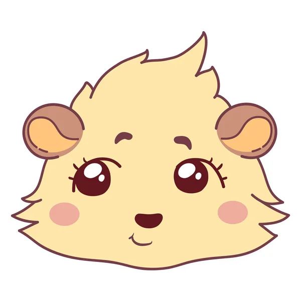 Komik cavy düşündü - spekülasyon ifadeleri, kız dalgın emoji