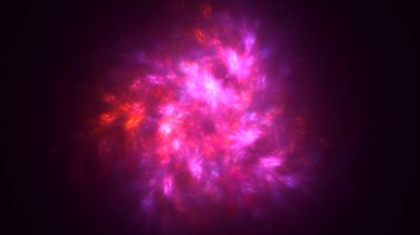 Soyut fraktal ışık arkaplanı 3 boyutlu oluşturuluyor