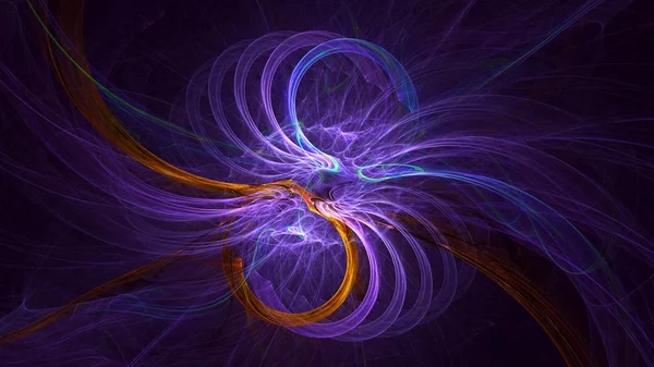 Rendering Abstract Fractal Light Background — Stock Photo, Image