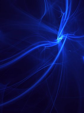 Soyut fraktal ışık arkaplanı 3 boyutlu oluşturuluyor