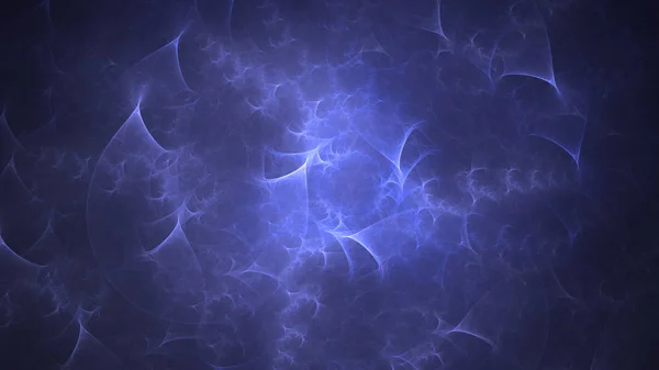 stock image 3D rendering abstract blue fractal light background