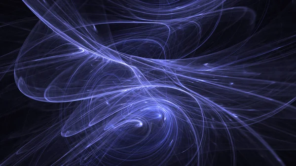 Renderização Abstrato Azul Fundo Luz Fractal — Fotografia de Stock