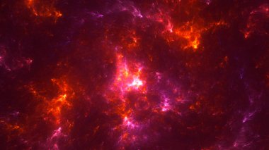 Soyut fraktal ışık arkaplanı 3 boyutlu oluşturuluyor