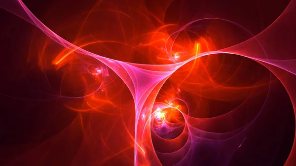 Rendering Abstract Fractal Light Background — Stock Photo, Image