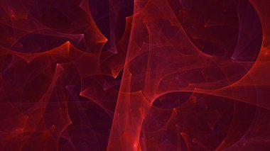 Soyut fraktal ışık arkaplanı 3 boyutlu oluşturuluyor