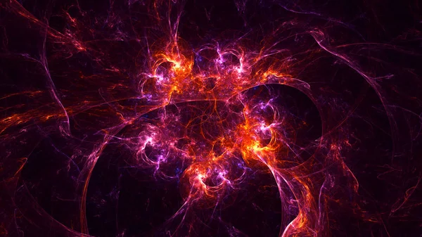 Απόδοση Αφηρημένη Fractal Φως Φόντο — Φωτογραφία Αρχείου