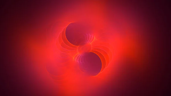 Representación Fondo Luz Fractal Abstracta — Foto de Stock