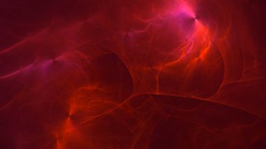 Soyut fraktal ışık arkaplanı 3 boyutlu oluşturuluyor